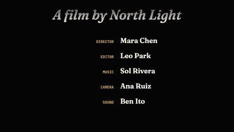 Rolling End Credits preview
