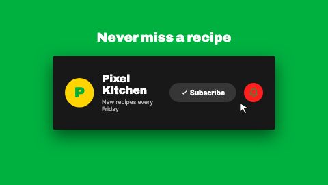 Subscribe Button Animation preview